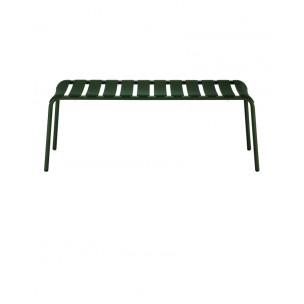Вулична алюмінієва лавка Stecca 8 Dark Green